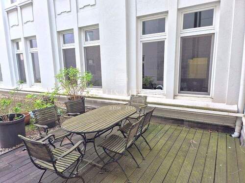 Terrasse - Büro zur Miete in Hamburg