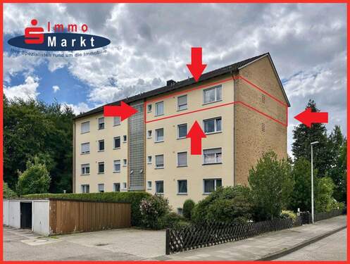 Straßenansicht - Grundbuch statt Sparbuch - 4-Zimmer-Wohnung in Minden!