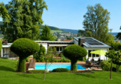 AUSSENANSICHT
- Exklusives Architektenhaus mit Pool, Sauna & traumhaftem Grundstück in ruhiger Lage