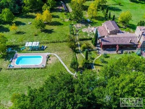 Aussenansicht - Mehrfamilienhaus, Wohnhaus mit 400,00 m&sup2; in Montaione zum Kaufen