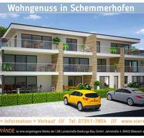 Sehr schöne 2,5 Zimmer-Eigentumswohnung im 1.OG mit großem Südbalkon - Schemmerhofen