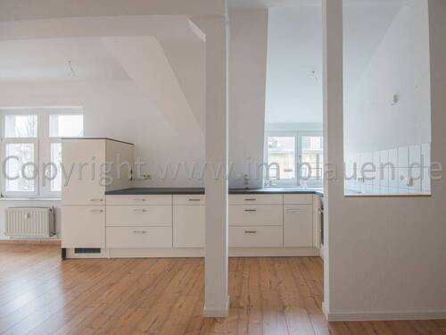 offene Küche - 2 Zimmer Etagenwohnung in Plauen