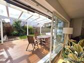 Schiebetüre zur Terrasse - 6 Zimmer Doppelhaushälfte zur Miete in Ottobrunn