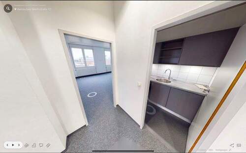 Eigene Küche inklusive - Büro mit 57,00 m&sup2; in Düsseldorf zur Miete