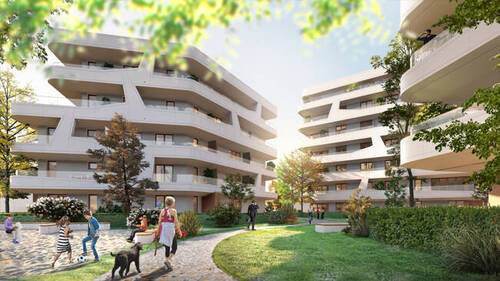 Shape Innenhof - Etagenwohnung mit 92,30 m² in Frankfurt am Main zum Kaufen