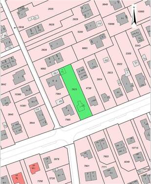 Flurkarte bearbeitet - Grundstück zum Kaufen in Hamburg-Sasel