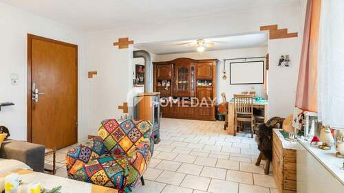 EG Wohnzimmer 1 - Einfamilienhaus mit 100,00 m&sup2; in Solms zum Kaufen