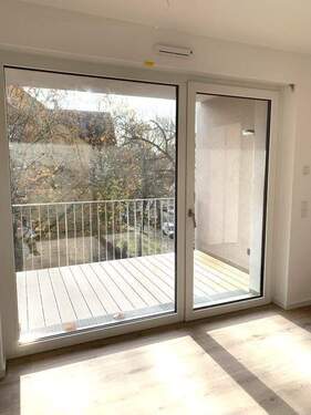 Blick auf den Balkon - 