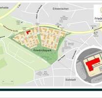 Friedrichspark Haus A5: Großer Wohnbereich, sonnige West-Terrasse mit kleinem Garten, Tageslichtbad - Villingen-Schwenningen