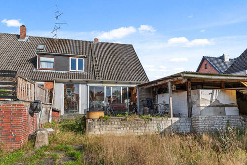 Terrassen Ansicht - Doppelhaushälfte mit 152,20 m² in Kuddewörde zum Kaufen