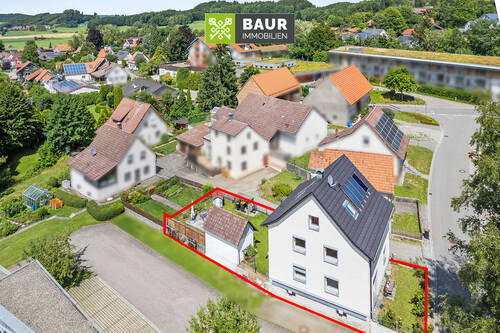 Luftaufnahme - 5 Zimmer Einfamilienhaus in Wolfegg