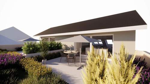 Bild 1 - Haus im Haus - tolle 4-Zimmer Wohnung mit großer Dachterrasse - Effizienzhaus 40 mit QNG