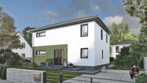 Ansicht Eingang - Schick und gradlinig - die perfekte Form zum stadtnahen Wohnen