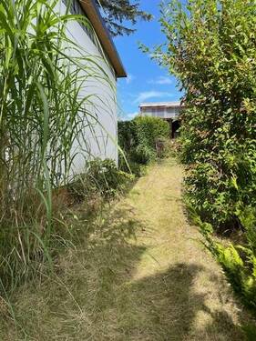 Ansicht zum Gartentor - Bungalow mit 30,60 m² in Gustow zum Kaufen