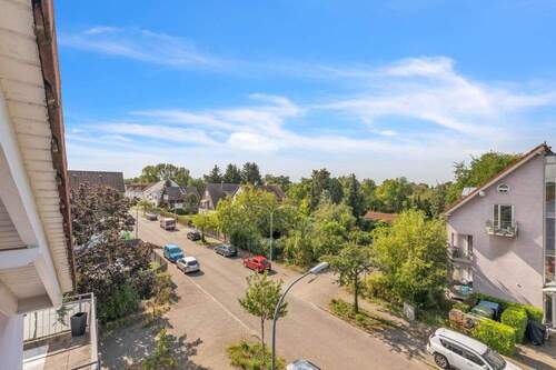 Ausicht Balkon - 2 Zimmer Etagenwohnung in Karlsruhe / Neureut