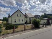 Ansicht von der Straße - Sie suchen ländliches Flair? Wir haben es! Einfamilienhaus mit großen Garten in Belgern-Schildau- OT Bockwitz