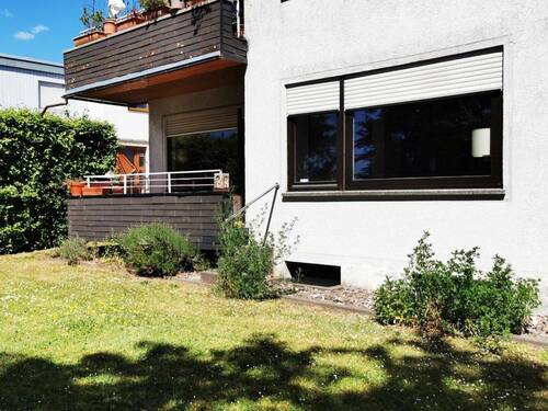Wohnungsansicht v. Garten - 