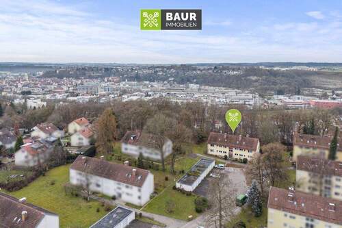 Luftaufnahme - 4 Zimmer Etagenwohnung zum Kaufen in Biberach