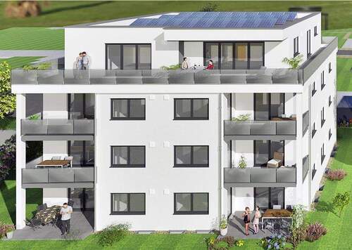 Visualisierung - 4- Zimmer Penthouse Wohnung im schönen Rödental