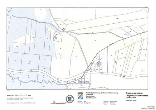 Flurkarte Waging am See - 