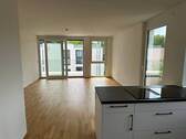 Wohnzimmer mit offener Küche Muster - 