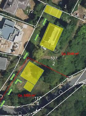1065 qm _ unteres Grundstück - Grundstück zum Kaufen in Wettenberg