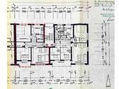 Grundriss rot markiert - 