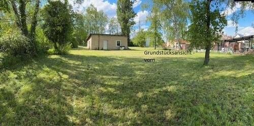 Grundstücksansicht - vorn - Grundstück in Dabendorf