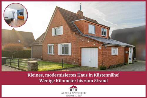 Ärzte & Apotheker Immobilien - Kleines, modernisiertes Haus in Küstennähe, wenige Kilometer bis zum Strand