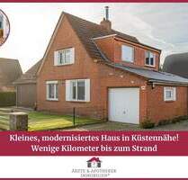 Kleines, modernisiertes Haus in Küstennähe, wenige Kilometer bis zum Strand - Norden