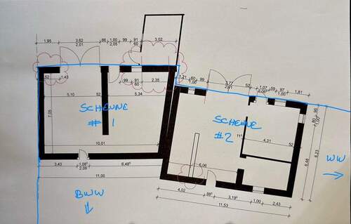 Detail Abriss Scheunen - 