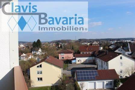 Aussicht vom Balkon - 2 Zimmer Etagenwohnung zur Miete in Vilshofen an der Donau