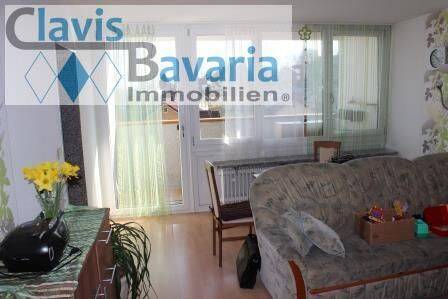 Wohnzimmer - Etagenwohnung mit 63,00 m&sup2; in Vilshofen an der Donau zur Miete