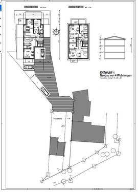 MFH Entwurf Planung möglich - 