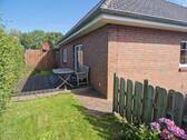Terrasse-geschützt hinter dem Haus - 