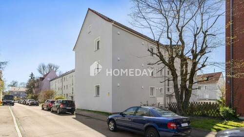 Außenansicht 1 - 2 Zimmer Etagenwohnung in Augsburg