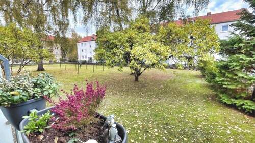 Aussicht Balkon - 3 Zimmer Etagenwohnung in Hannover