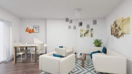 Wohnküche - 3 Zimmer Etagenwohnung zum Kaufen in Berlin