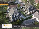 Luftbild - Stilvolle & moderne Gartenwohnung im Neubauensemble