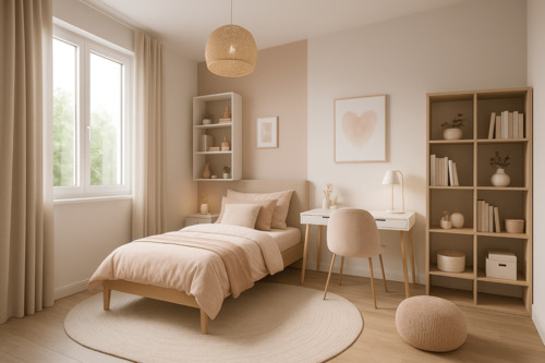 Schlafzimmer WHG 16 .mit KI erstellt - Etagenwohnung mit 81,10 m&sup2; in Stockelsdorf zum Kaufen