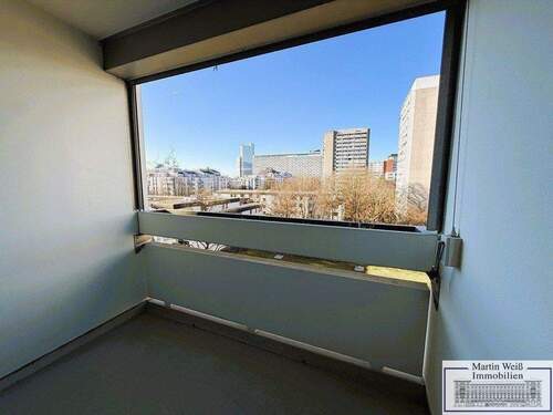 Blick auf den 1. West-Balkon - 