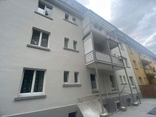 Balkone Hofseite - 3 Zimmer Etagenwohnung in Erfurt