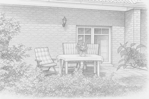 Südterrasse - 8 Zimmer Doppelhaushälfte zum Kaufen in Hodenhagen