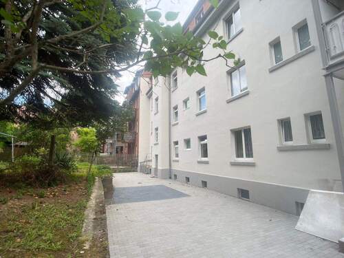 Ansicht Hofseite 3 - Studenteneltern aufgepasst: sofort beziehbar... große 1-Zimmer-Wohnung in der Brühlervorstadt