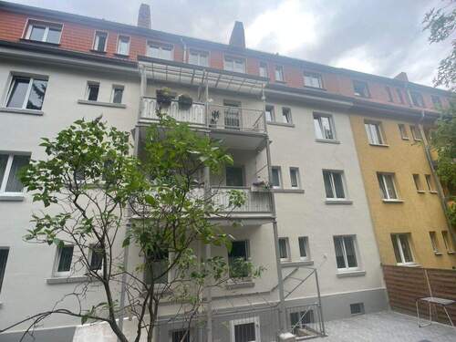 Ansicht Hofseite - Etagenwohnung mit 42,10 m² in Erfurt zum Kaufen