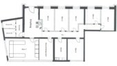 Grundriss - Büro mit 72,00 m&sup2; in Leverkusen zur Miete