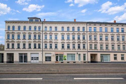 Straßenansicht - 3 Zimmer Etagenwohnung zum Kaufen in Leipzig