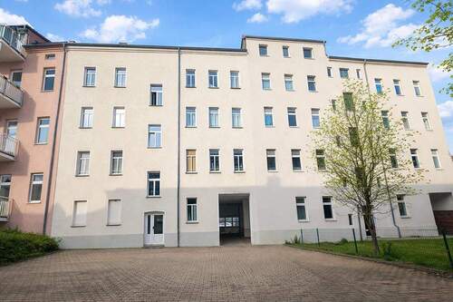 Innenhof - Etagenwohnung mit 59,80 m&sup2; in Leipzig zum Kaufen