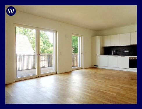 offener Wohnbereich - Ihr neues Zuhause! 3 Zimmer + Balkon, offener Wohn- & Kochbereich, Einbauküche, Parkett, Neubau 2021