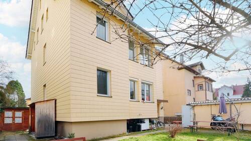 Hausrückseite - 3 Zimmer Etagenwohnung zum Kaufen in Reutlingen